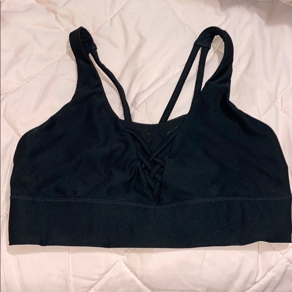 Black Sports Bra